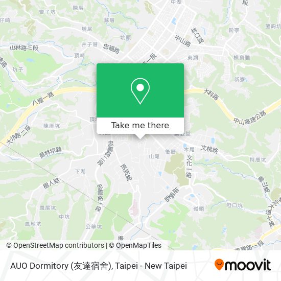 AUO Dormitory (友達宿舍) map