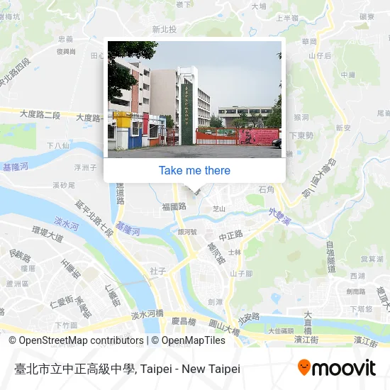 臺北市立中正高級中學 map