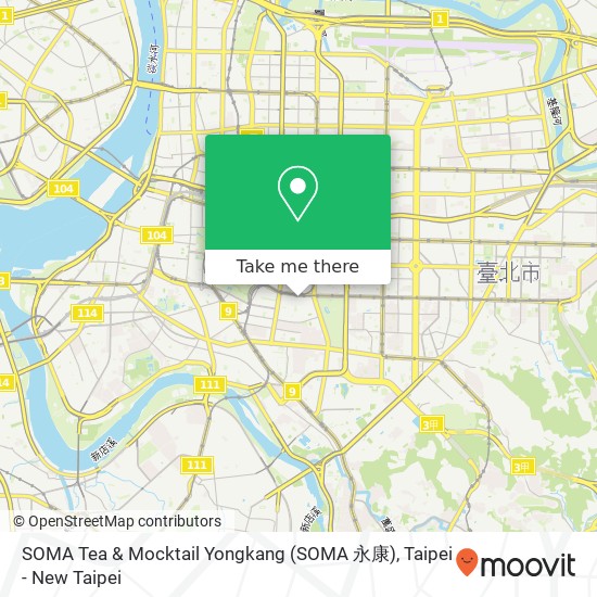 SOMA Tea & Mocktail Yongkang (SOMA 永康)地圖