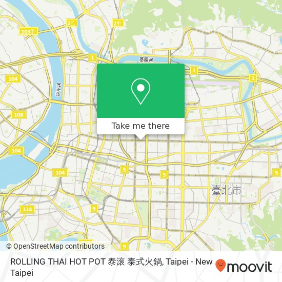 ROLLING THAI HOT POT 泰滚 泰式火鍋 map