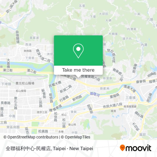全聯福利中心-民權店 map