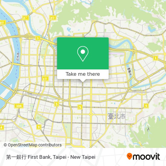 第一銀行 First Bank map