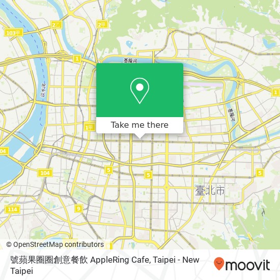 號蘋果圈圈創意餐飲 AppleRing Cafe map