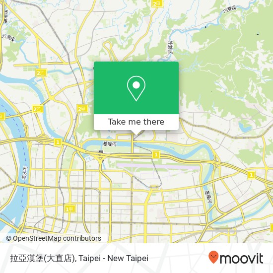 拉亞漢堡(大直店) map