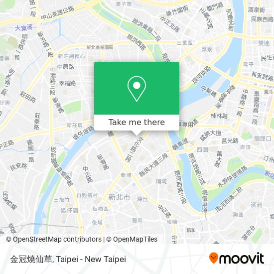 金冠燒仙草 map