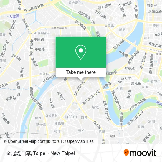 金冠燒仙草地圖