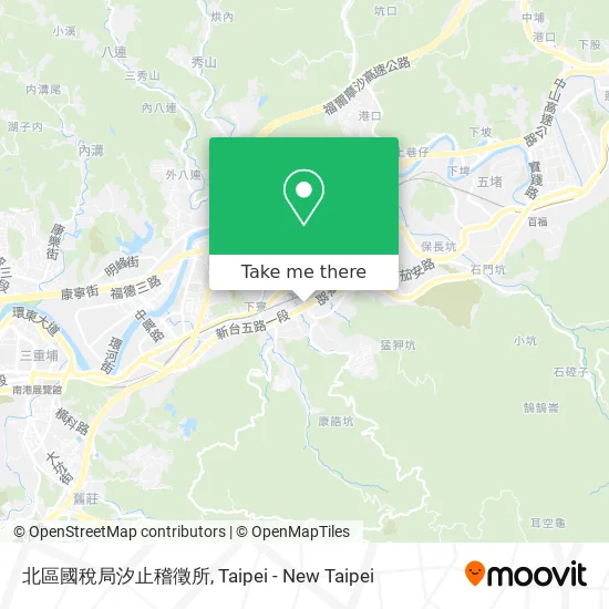 北區國稅局汐止稽徵所 map