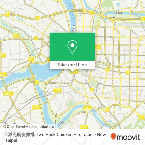 2派克脆皮雞排 Two Peck Chicken Pie map