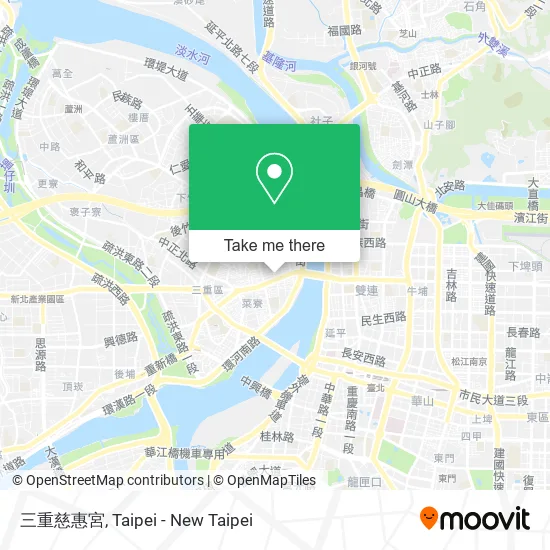 三重慈惠宮地圖