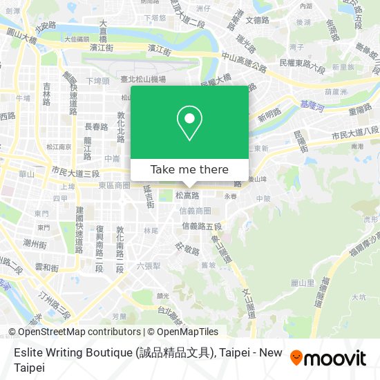 Eslite Writing Boutique (誠品精品文具) map