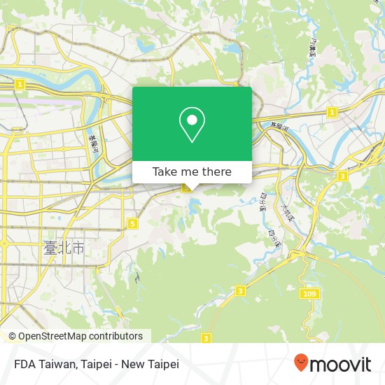 FDA Taiwan map