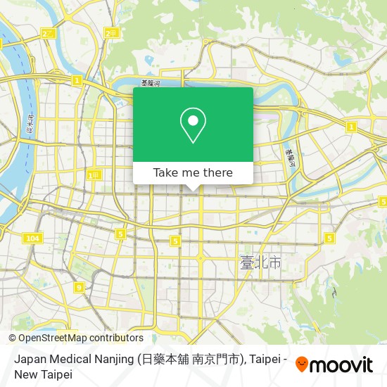 Japan Medical Nanjing (日藥本舖 南京門市) map