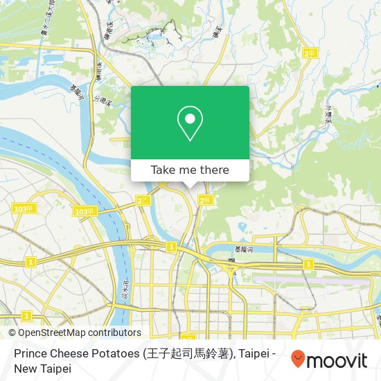 Prince Cheese Potatoes (王子起司馬鈴薯) map