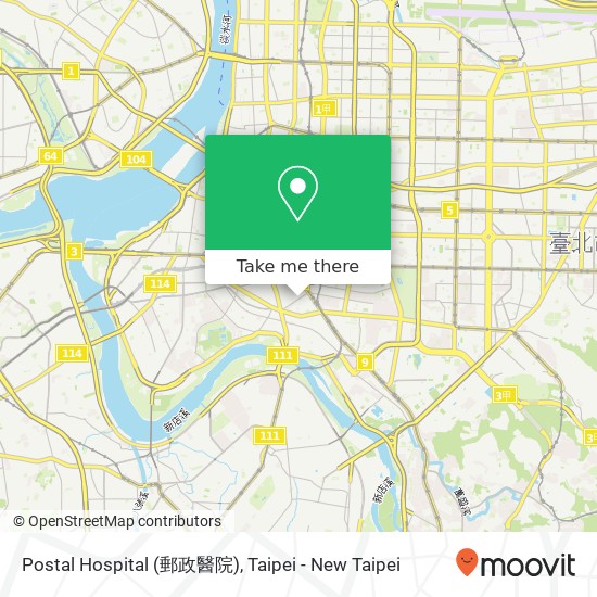 Postal Hospital (郵政醫院) map