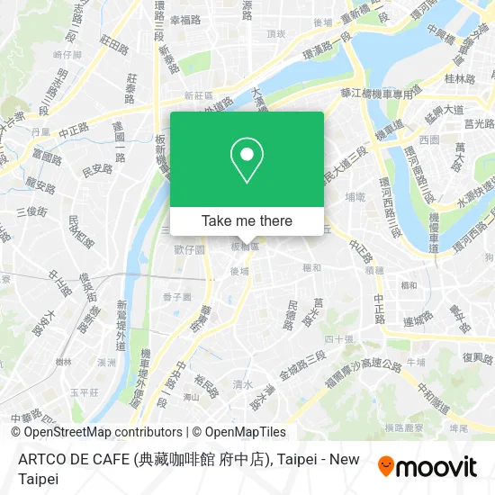 ARTCO DE CAFE (典藏咖啡館 府中店)地圖