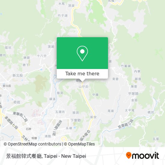 景福館韓式餐廳 map