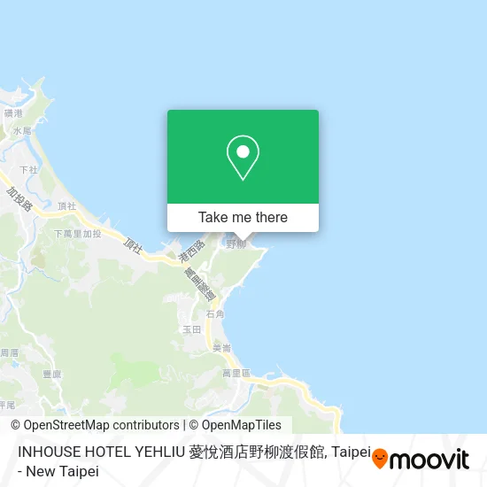 INHOUSE HOTEL YEHLIU 薆悅酒店野柳渡假館 map