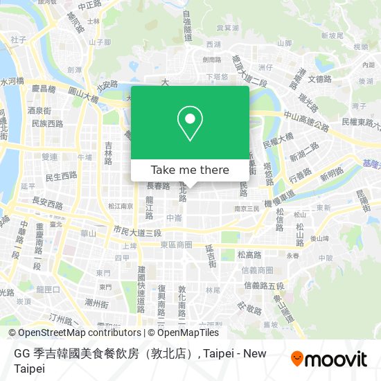 GG 季吉韓國美食餐飲房（敦北店） map