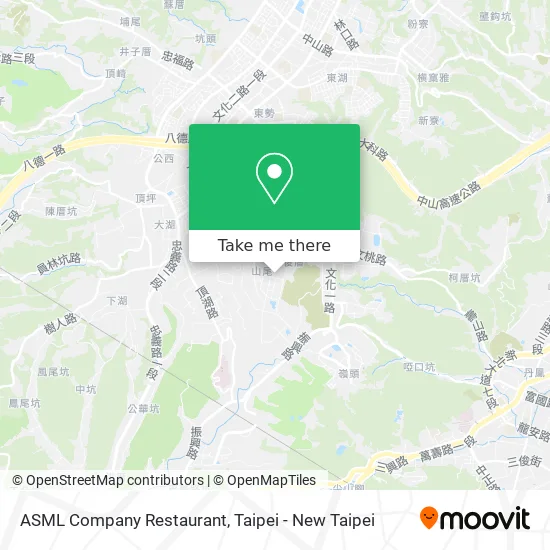 ASML Company Restaurant map