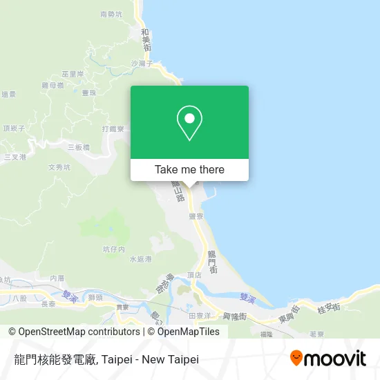 龍門核能發電廠地圖