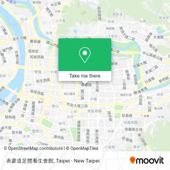 表參道足體養生會館地圖