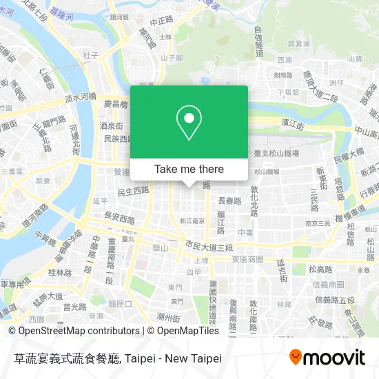 草蔬宴義式蔬食餐廳地圖