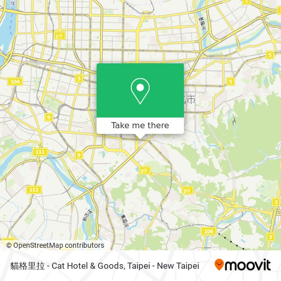 貓格里拉 - Cat Hotel & Goods map