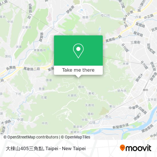 大棟山405三角點 map