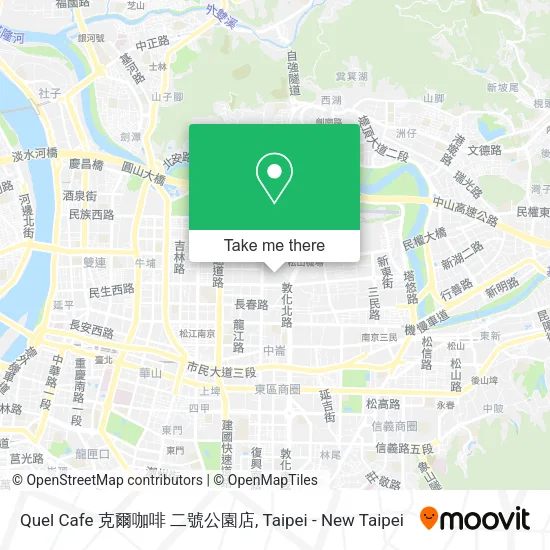Quel Cafe 克爾咖啡 二號公園店地圖
