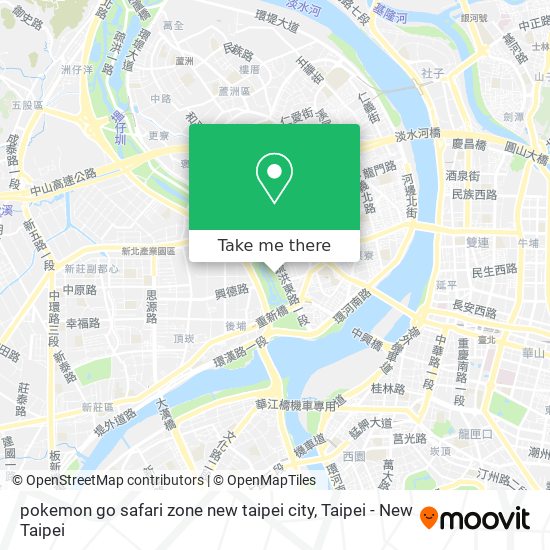 pokemon go safari zone new taipei city map