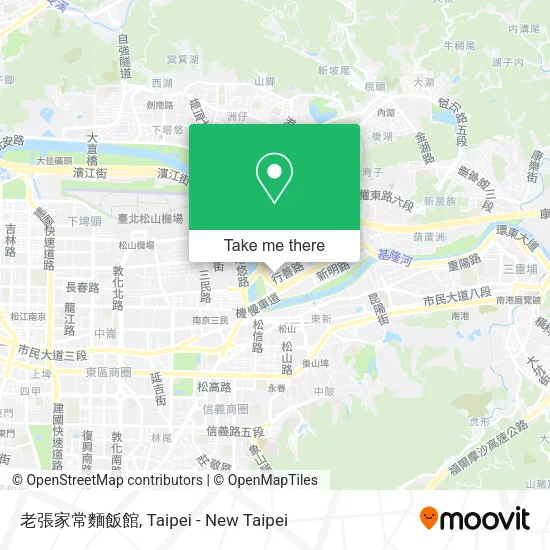 老張家常麵飯館地圖