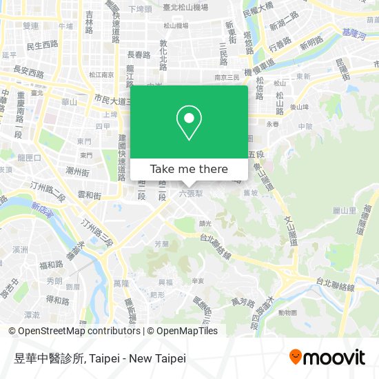 昱華中醫診所 map