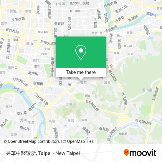 昱華中醫診所地圖