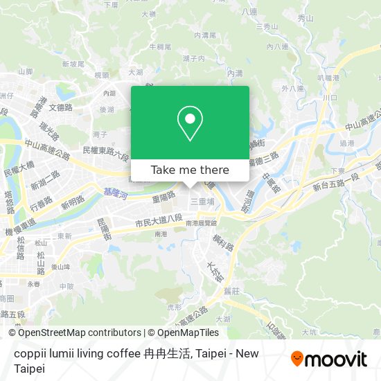 coppii lumii living coffee 冉冉生活 map