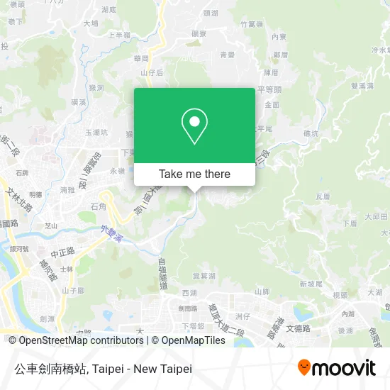 公車劍南橋站地圖