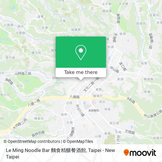 Le Ming Noodle Bar 麵食精釀餐酒館地圖