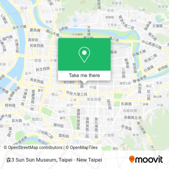森3 Sun Sun Museum map