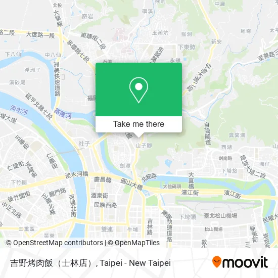 吉野烤肉飯（士林店） map
