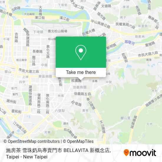 施房茶 雪珠奶烏專賣門市 BELLAVITA 新概念店 map