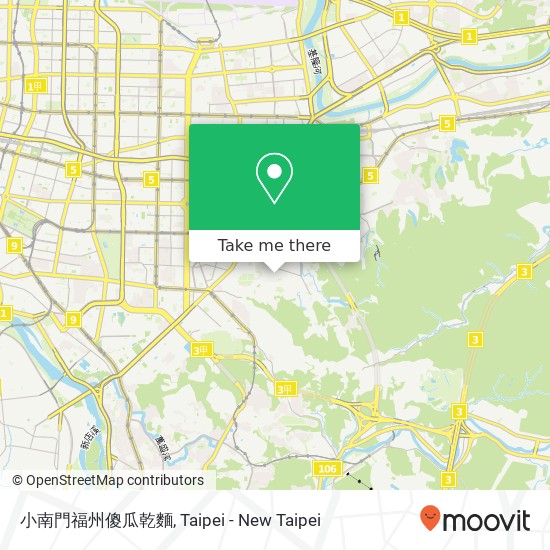 小南門福州傻瓜乾麵 map