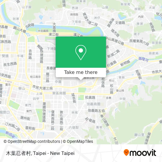 木葉忍者村 map