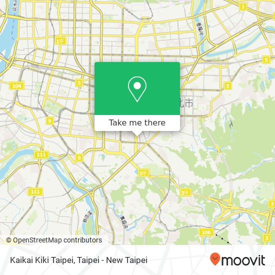 Kaikai Kiki Taipei map