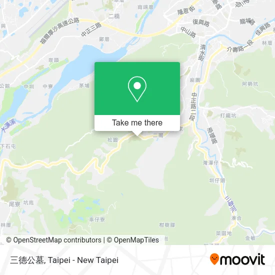 三德公墓 map