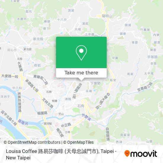 Louisa Coffee 路易莎咖啡 (天母忠誠門市)地圖