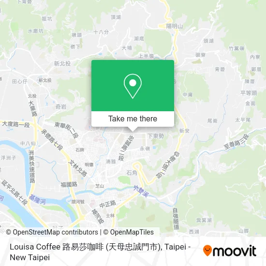 Louisa Coffee 路易莎咖啡 (天母忠誠門市) map