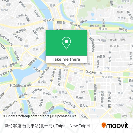 新竹客運 台北車站(北一門) map