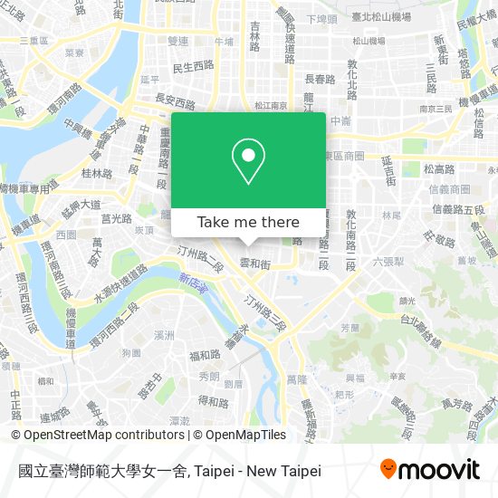 國立臺灣師範大學女一舍地圖