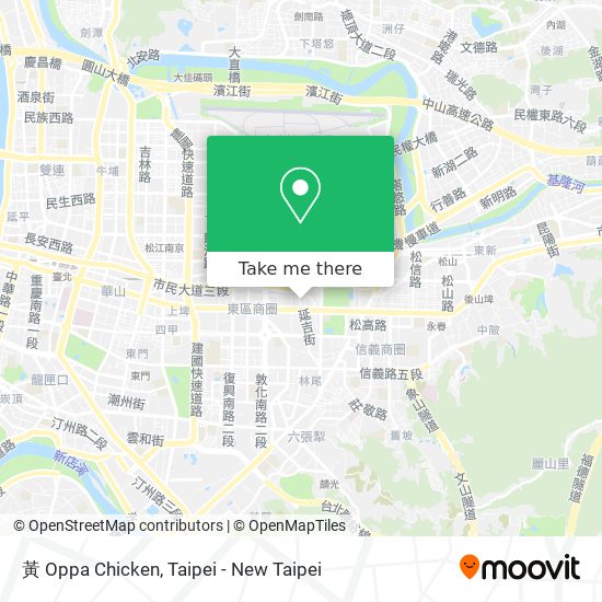 黃 Oppa Chicken map