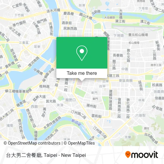 台大男二舍餐廳地圖