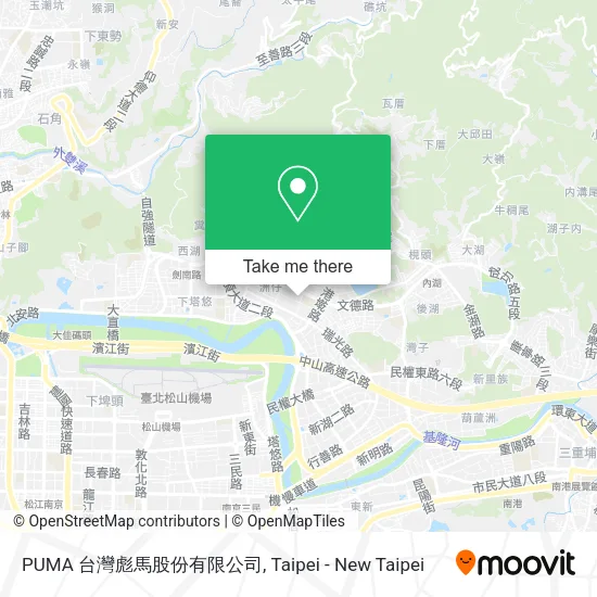 PUMA 台灣彪馬股份有限公司地圖